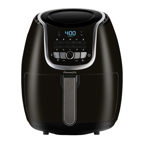 PowerXL Vortex Air Fryer Plus HF-8096LCD owner's manual