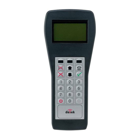 Dialock MDU operating instructions