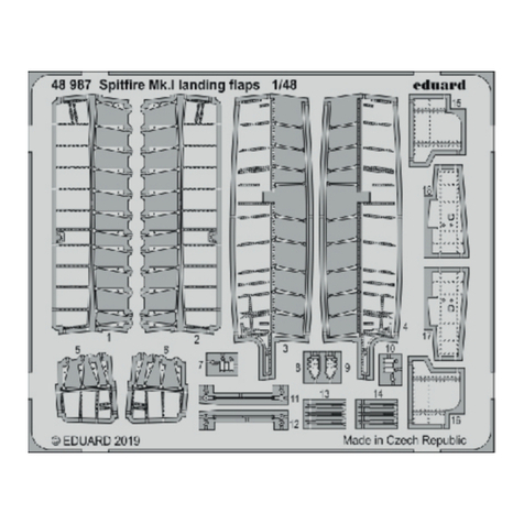 Eduard Spitfire Mk.I landing flaps User manual Eduard Spitfire Mk.I landing flaps User manual