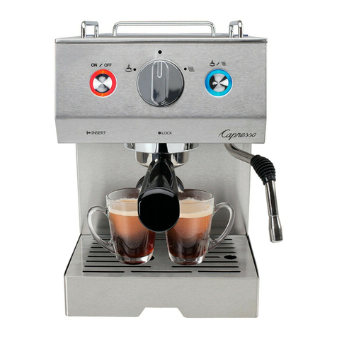 Capresso 126.05 operating instructions
