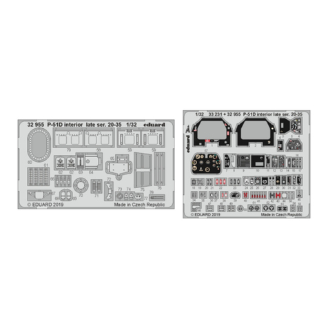 Eduard P-51D interior late ser. 20-35 User manual