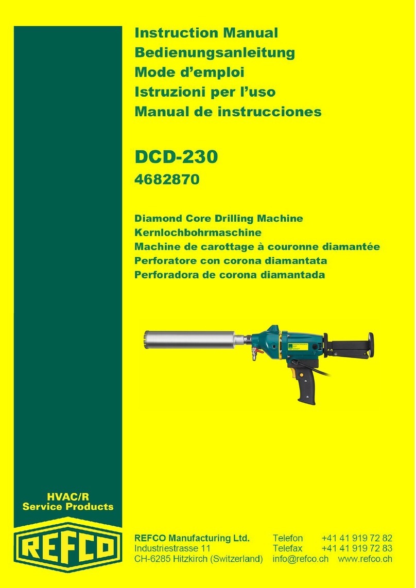 Refco DCD-230 instruction manual