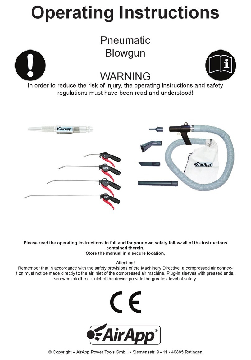 AirApp PB1 operating instructions