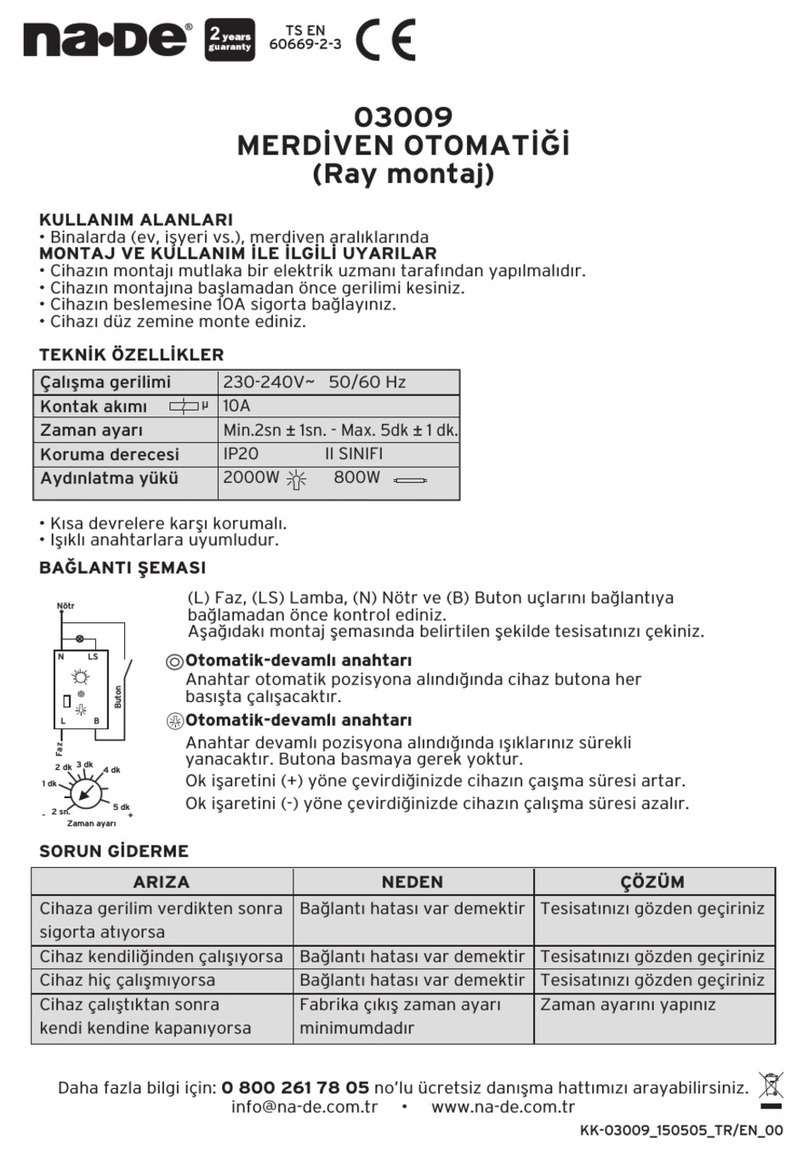 NA-DE 03009 manual