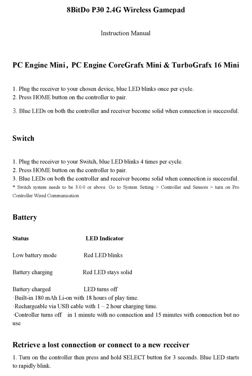 8BITDO P30 User manual