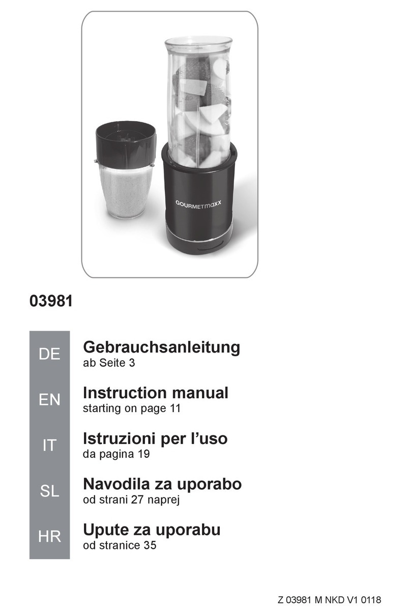 gourmetmaxx 03981 instruction manual
