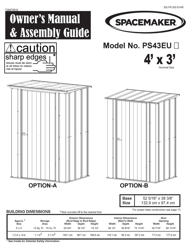 SPACEMAKER PS43EU Series Instructions for use