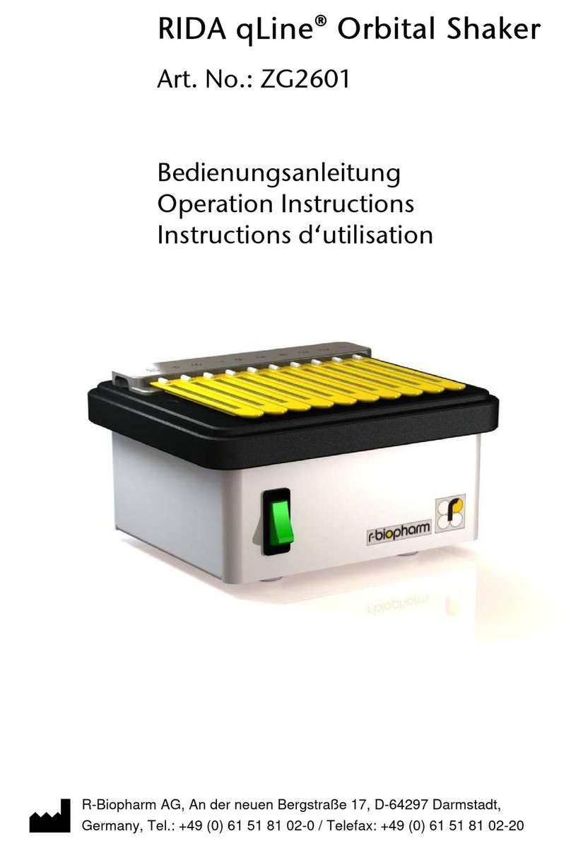 R-Biopharm RIDA qLine ZG2601 Operation instructions