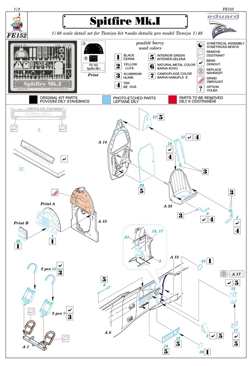 Eduard Spitfire Mk.I User manual Eduard Spitfire Mk.I User manual