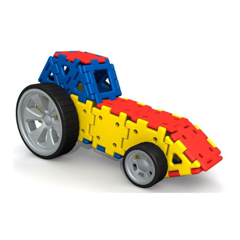 Polydron Giant Polydron Add-on Wheels 70-7410 Assembly instructions
