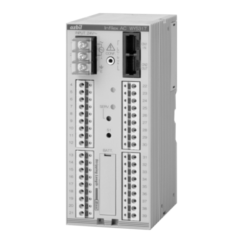 Azbil Infilex WY5317C User manual