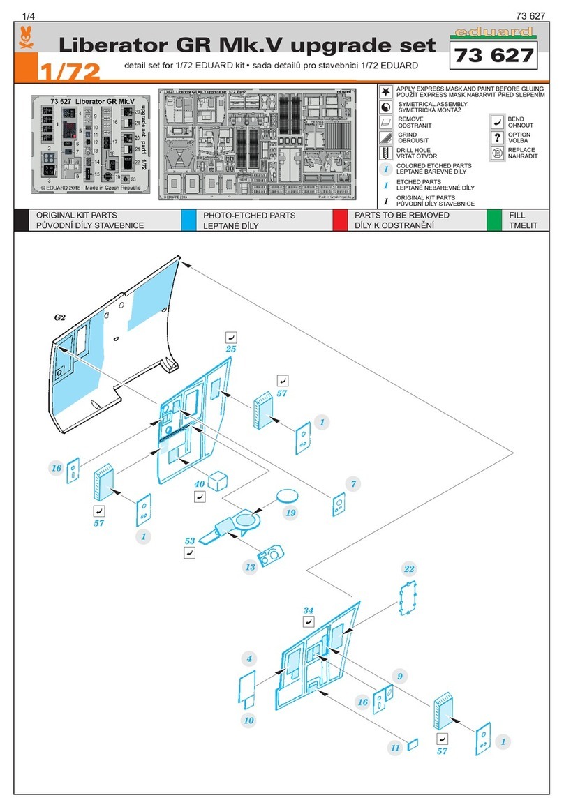 Eduard Liberator GR Mk.V upgrade set User manual Eduard Liberator GR Mk.V upgrade set User manual