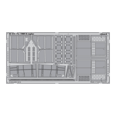 Eduard Fw 190F-8 engine User manual
