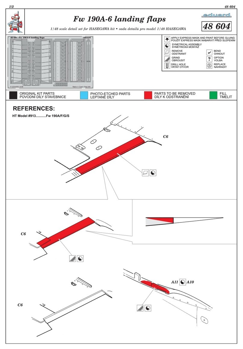 Eduard Fw 190A-6 landing flaps User manual Eduard Fw 190A-6 landing flaps User manual