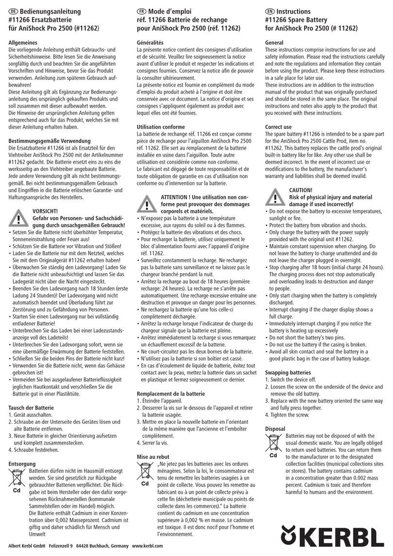 Kerbl 11266 User manual