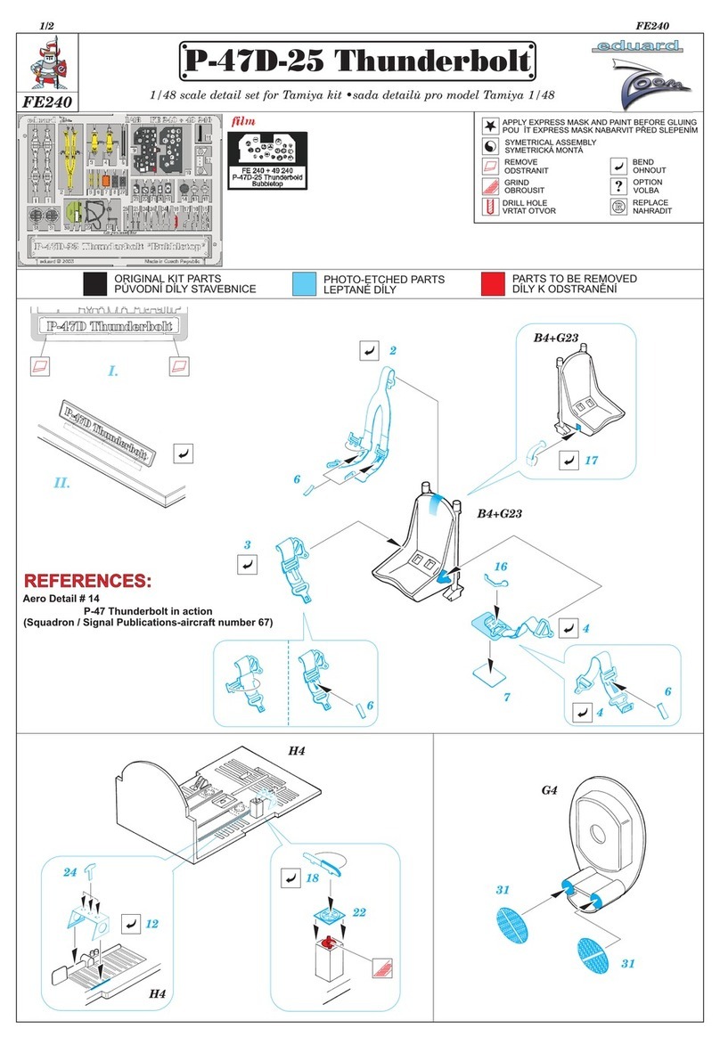 Eduard P-47D-25 Thunderbolt User manual Eduard P-47D-25 Thunderbolt User manual