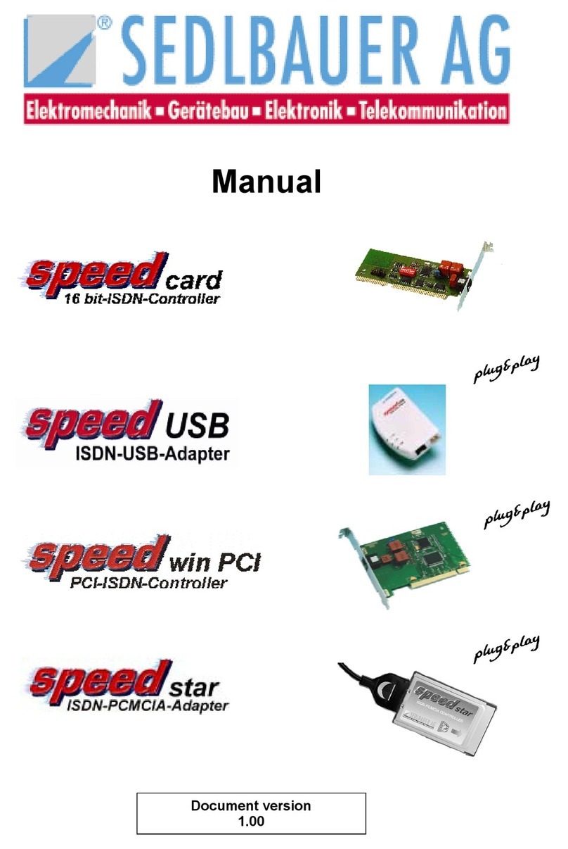 SEDLBAUER speed win PCI manual
