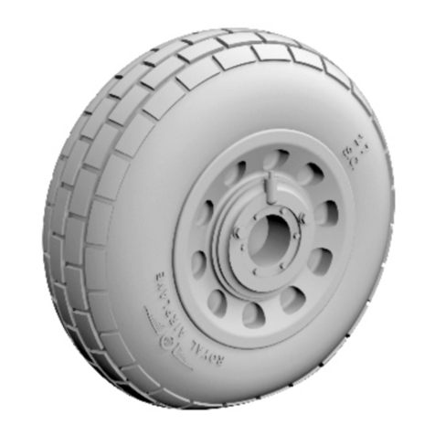 Eduard BRASSIN P-51D wheels block tread manual