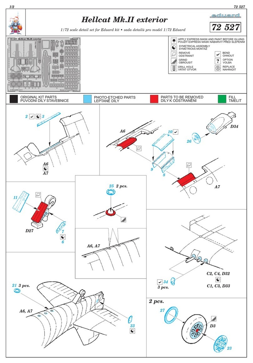 Eduard Hellcat Mk.II exterior User manual Eduard Hellcat Mk.II exterior User manual