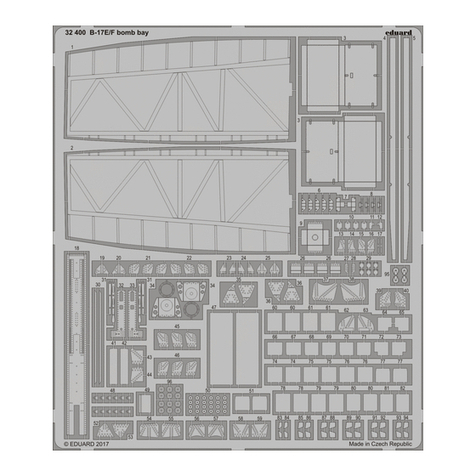 Eduard B-17E/F bomb bay manual Eduard B-17E/F bomb bay manual