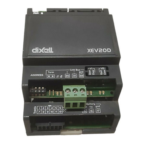 Emerson Dixell XEV20D User manual