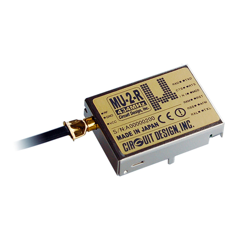 CIRCUIT DESIGN MU-2-R User manual
