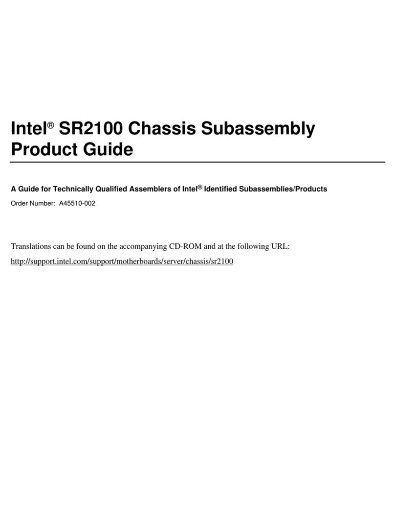 Intel SR2100 User manual