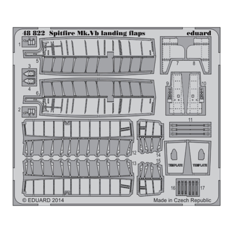 Eduard Spitfire Mk.Vb landing flaps manual