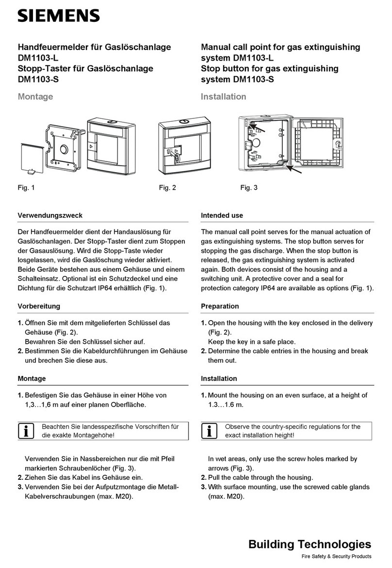 Siemens DM1103-L User manual