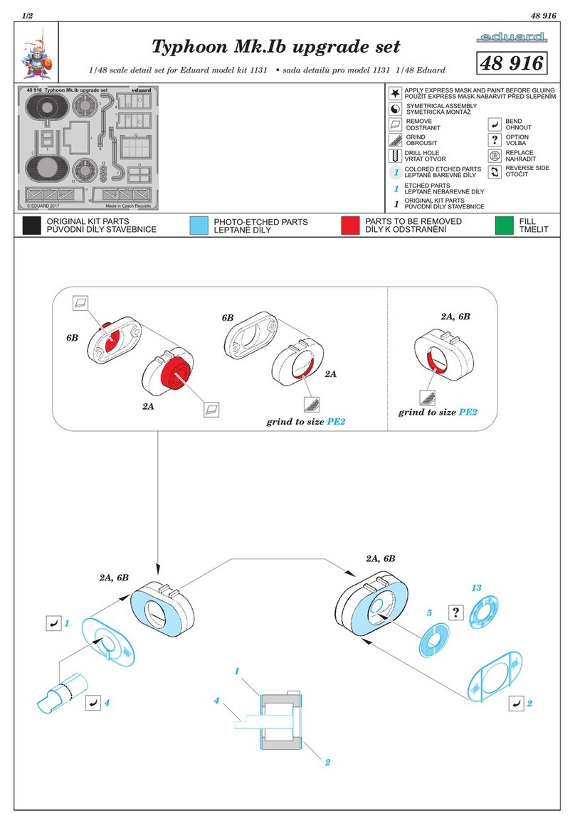 Eduard Typhoon Mk.Ib upgrade set manual