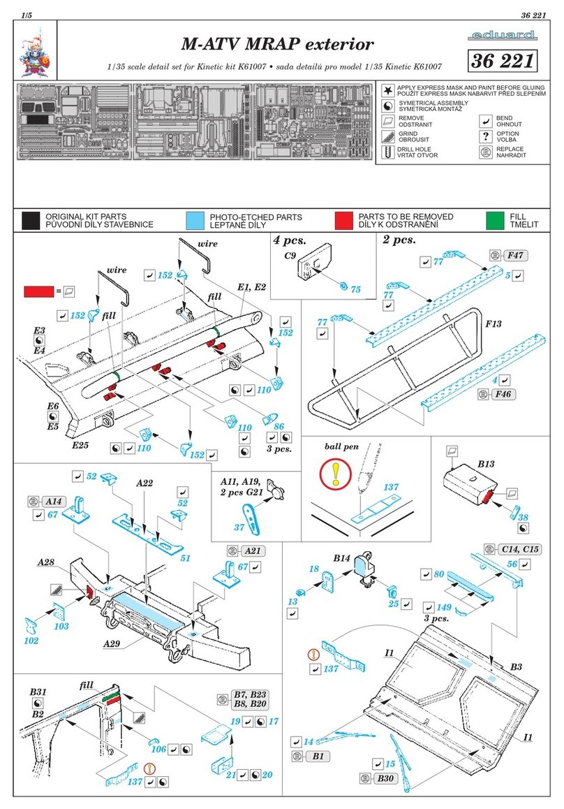 Eduard M-ATV MRAP exterior manual Eduard M-ATV MRAP exterior manual