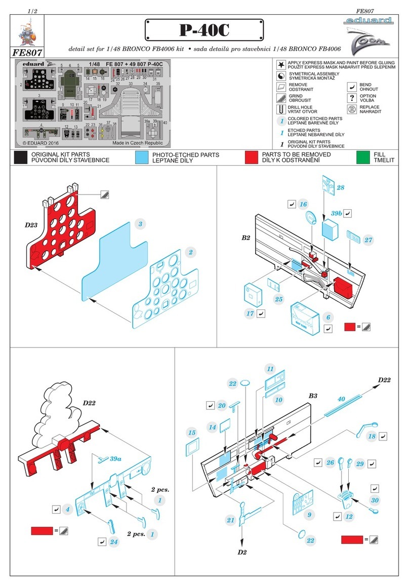 Eduard P-40C manual