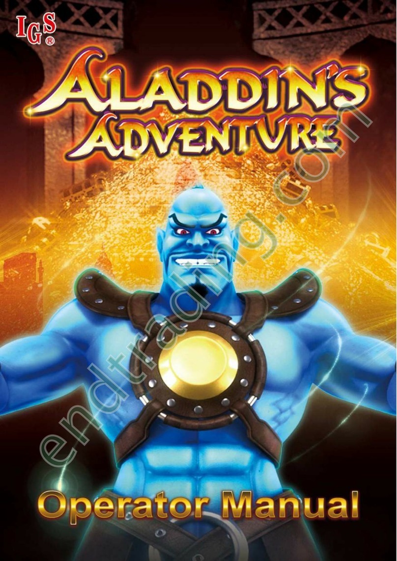IGS Aladdin's Adventure Operator's manual