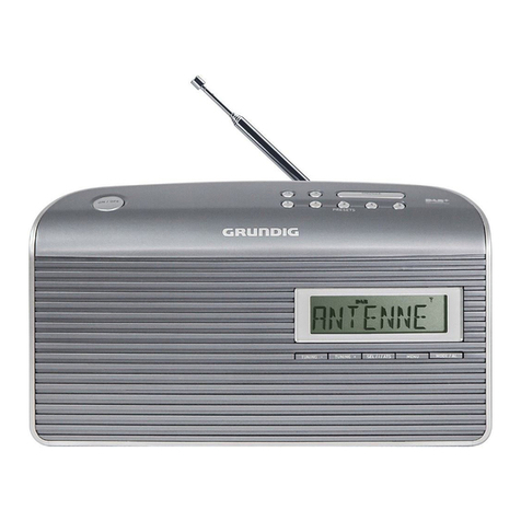 Grundig MUSIC GS 7000 DAB+ User manual