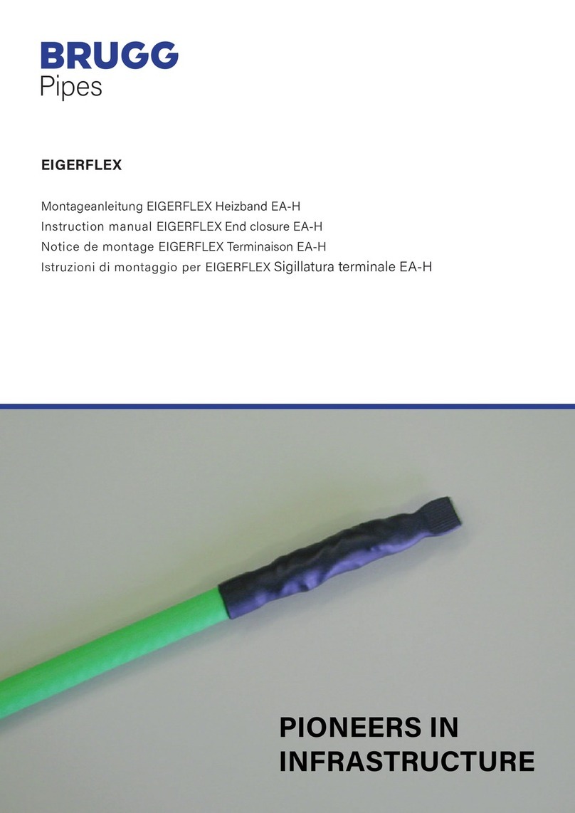 Brugg EIGERFLEX instruction manual