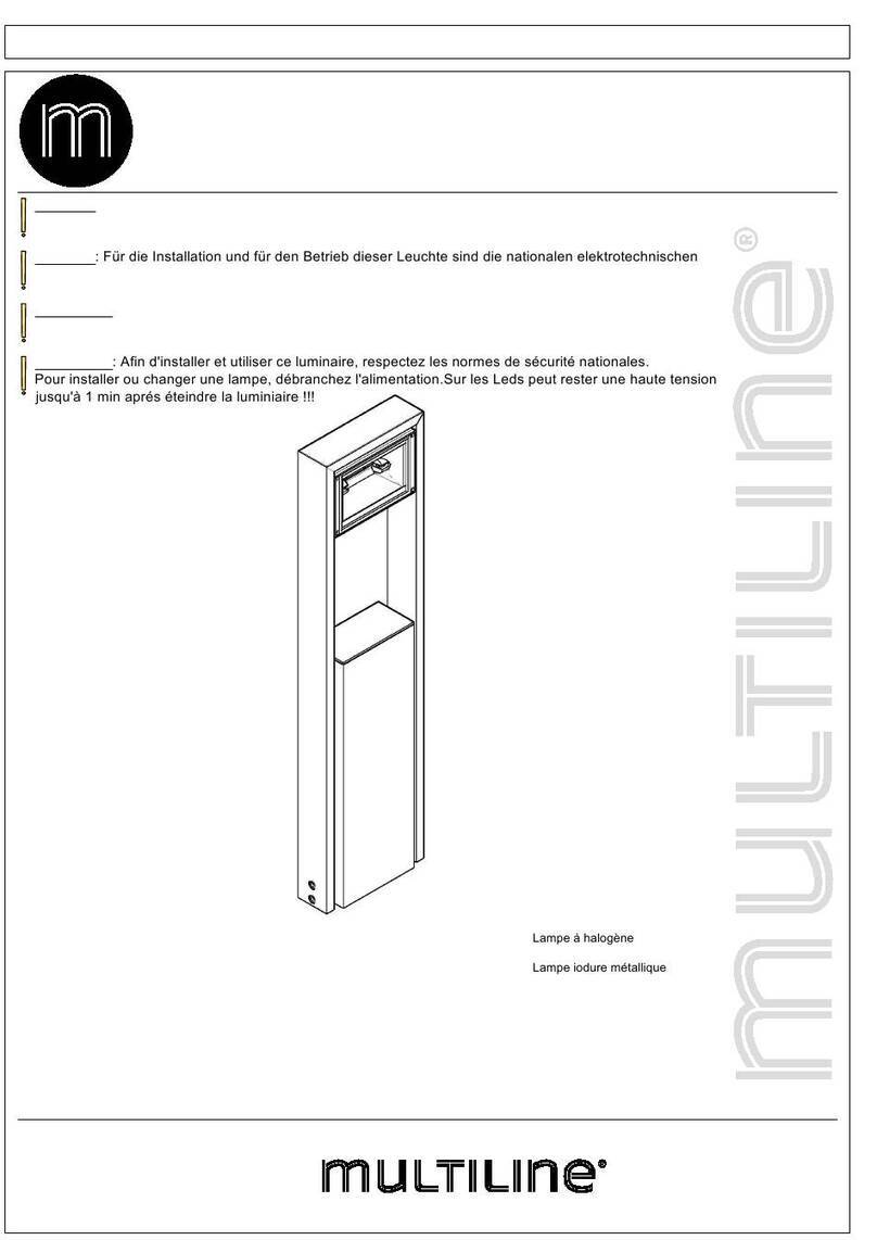 MULTILINE Sergeant Series Mounting instructions