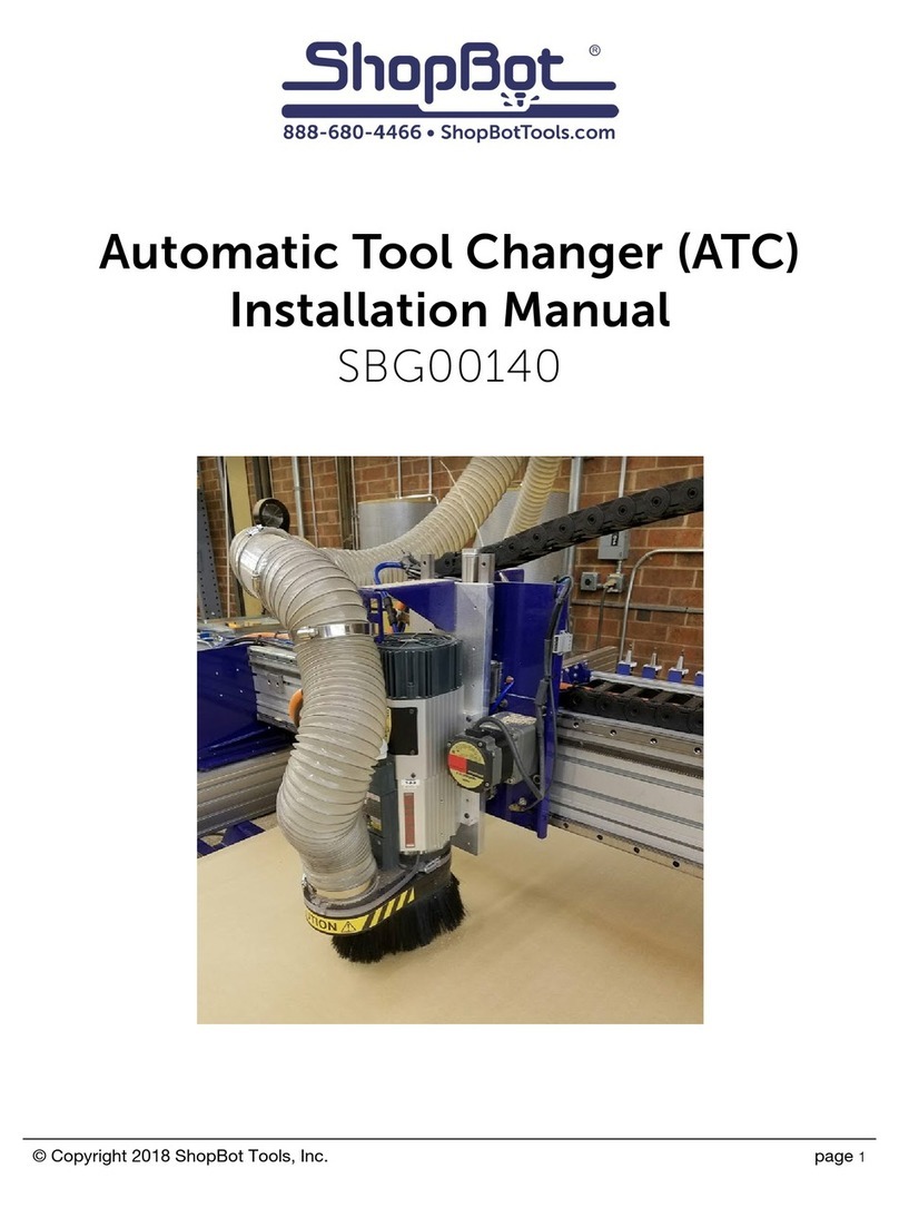 ShopBot SBG00140 installation manual