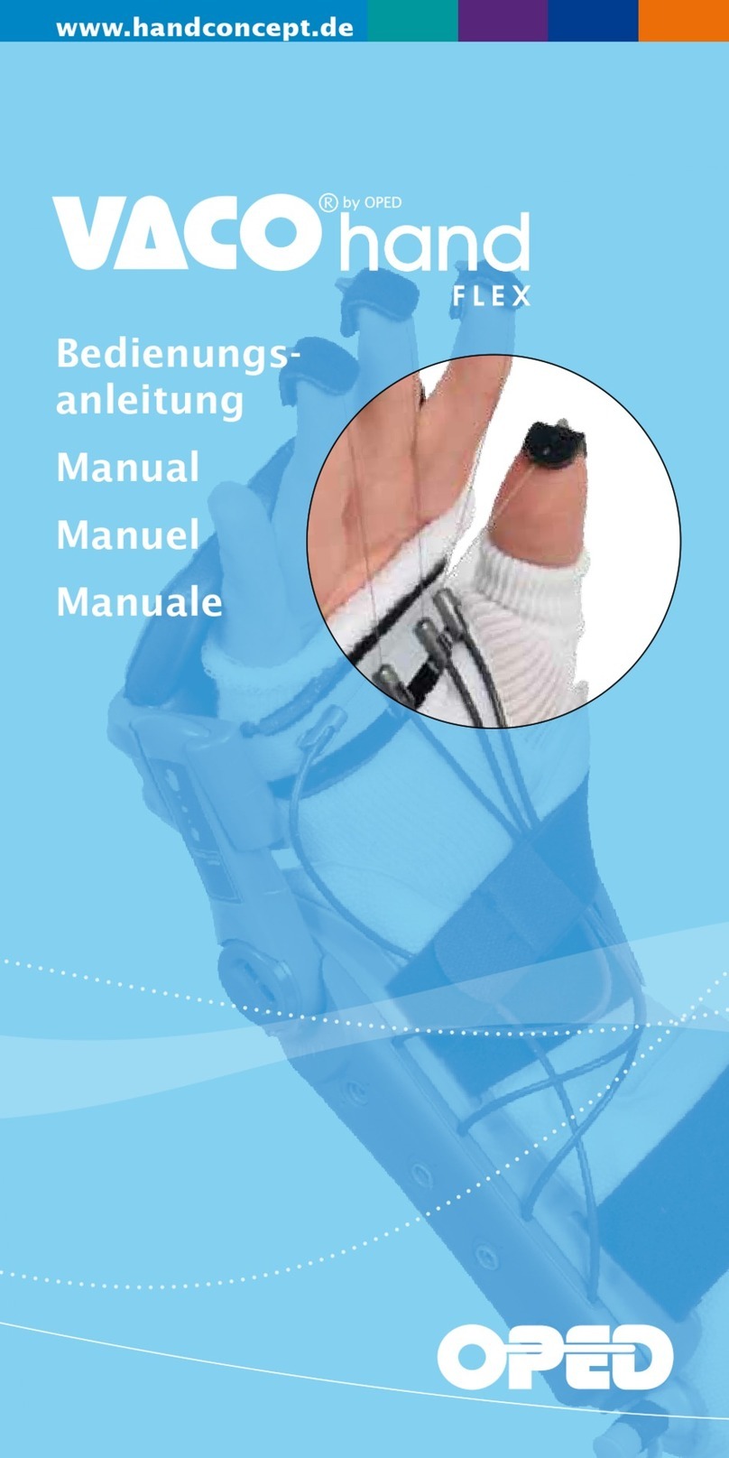 OPED VACOhand FLEX manual