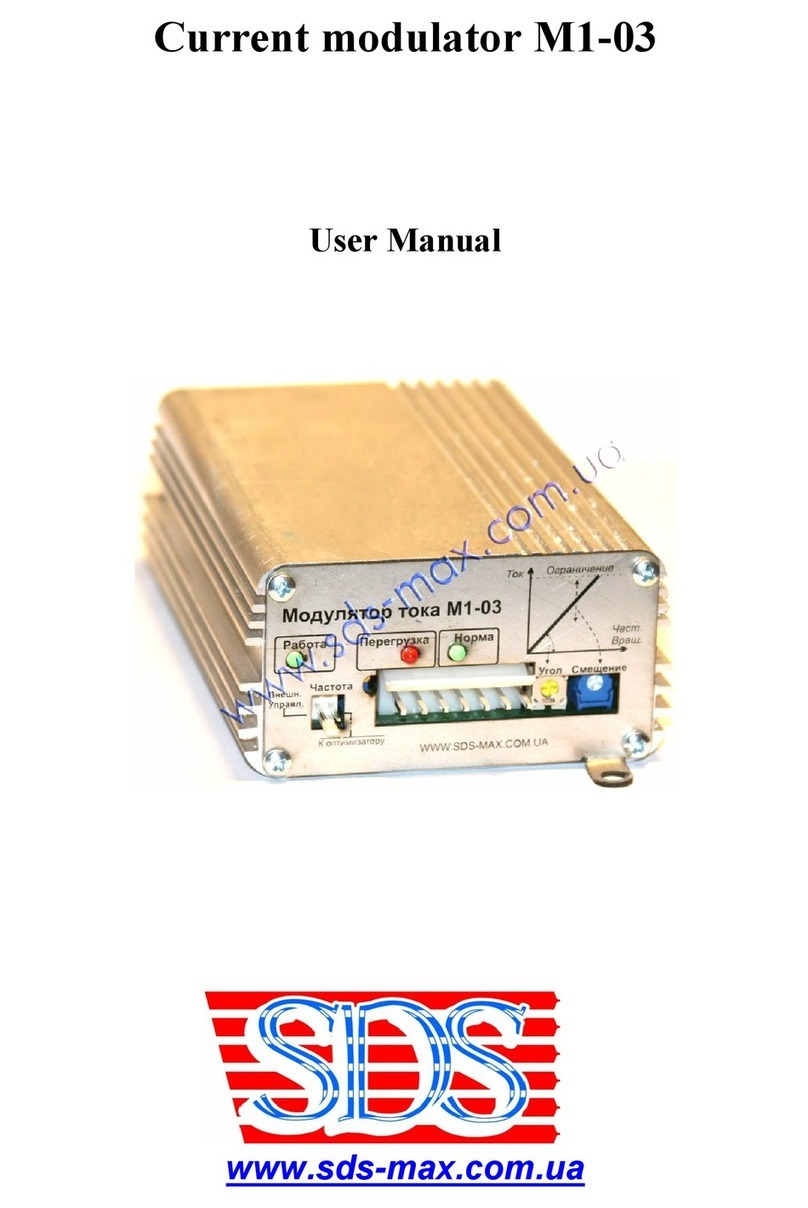 SDS M1-03 user manual