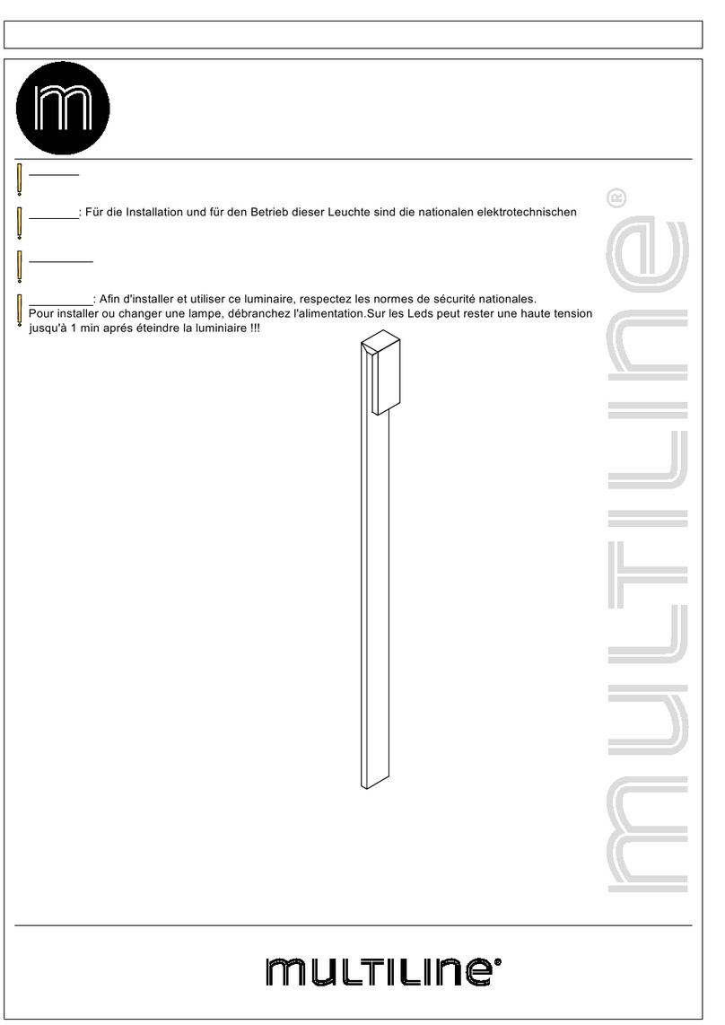 MULTILINE Clip-M Series User manual MULTILINE Clip-M Series User manual