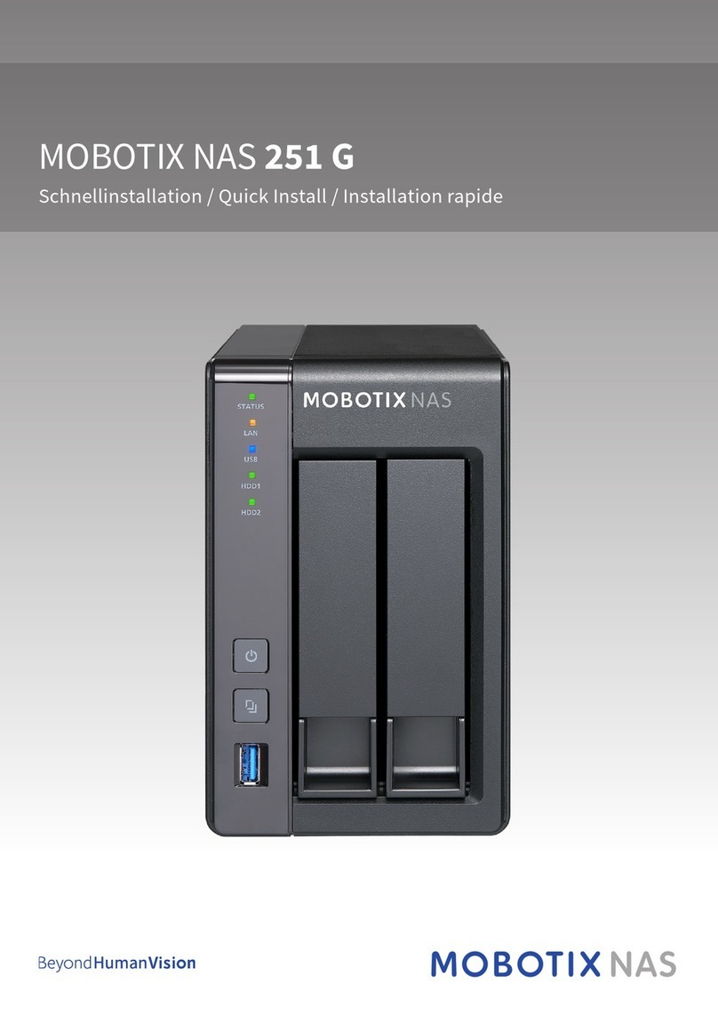Mobotix NAS 251 G Instructions for use