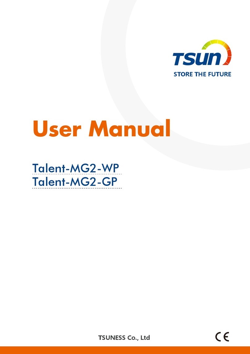Tsun Talent-MG2-WP user manual