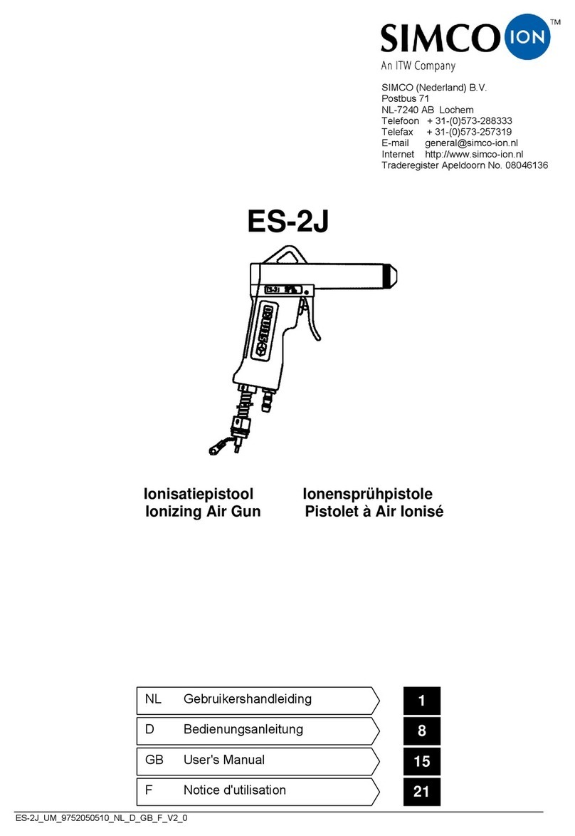 ITW Simco ION ES-2J user manual