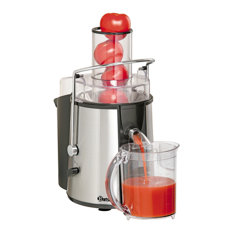 Bartscher Top Juicer 150.145 Original instruction manual