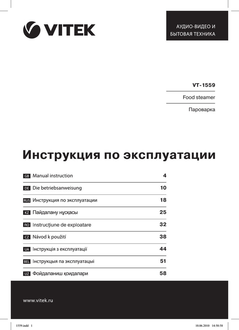 Vitek VT-1559 Manual instruction