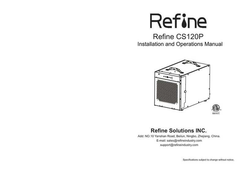 Refine CS120P User manual