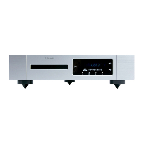 Metronome LE PLAYER 3+ User manual