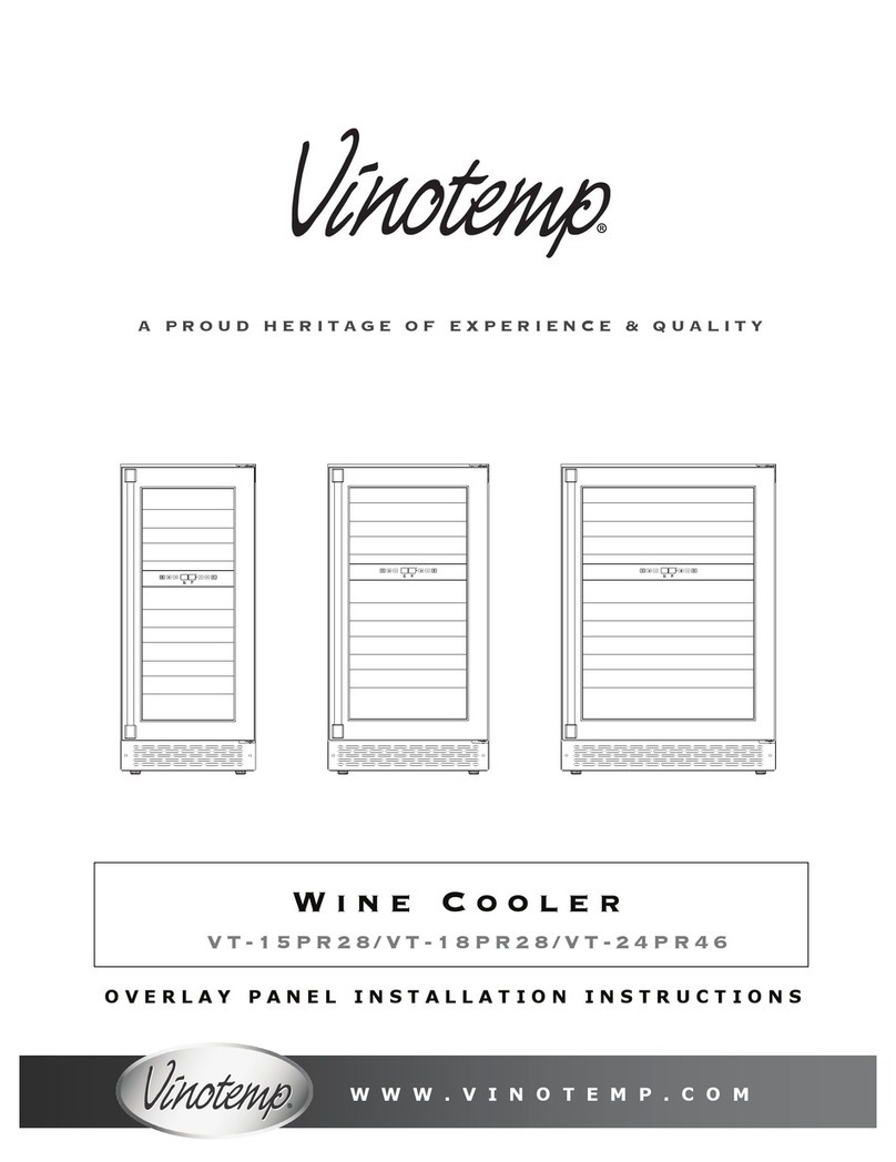 Vinotemp VT-15PR28 User manual