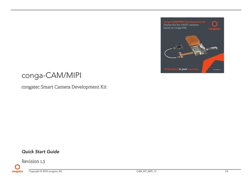 Congatec conga-CAM/MIPI User manual