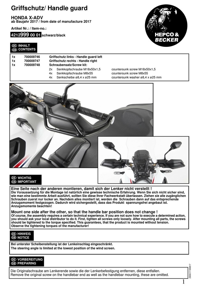 hepco & becker 4212999 00 01 User manual